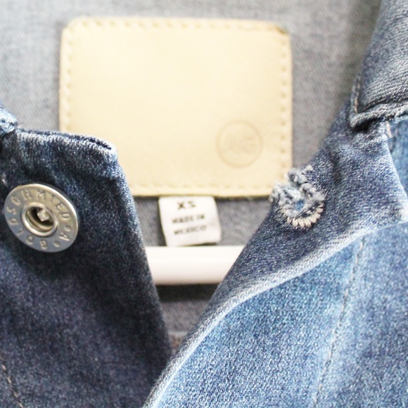 NWOT Adriano Goldschmied fitted jean jacket - Picture 2 of 7